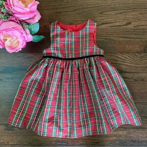 Pippa & Julia plaid dress, size 24Mo